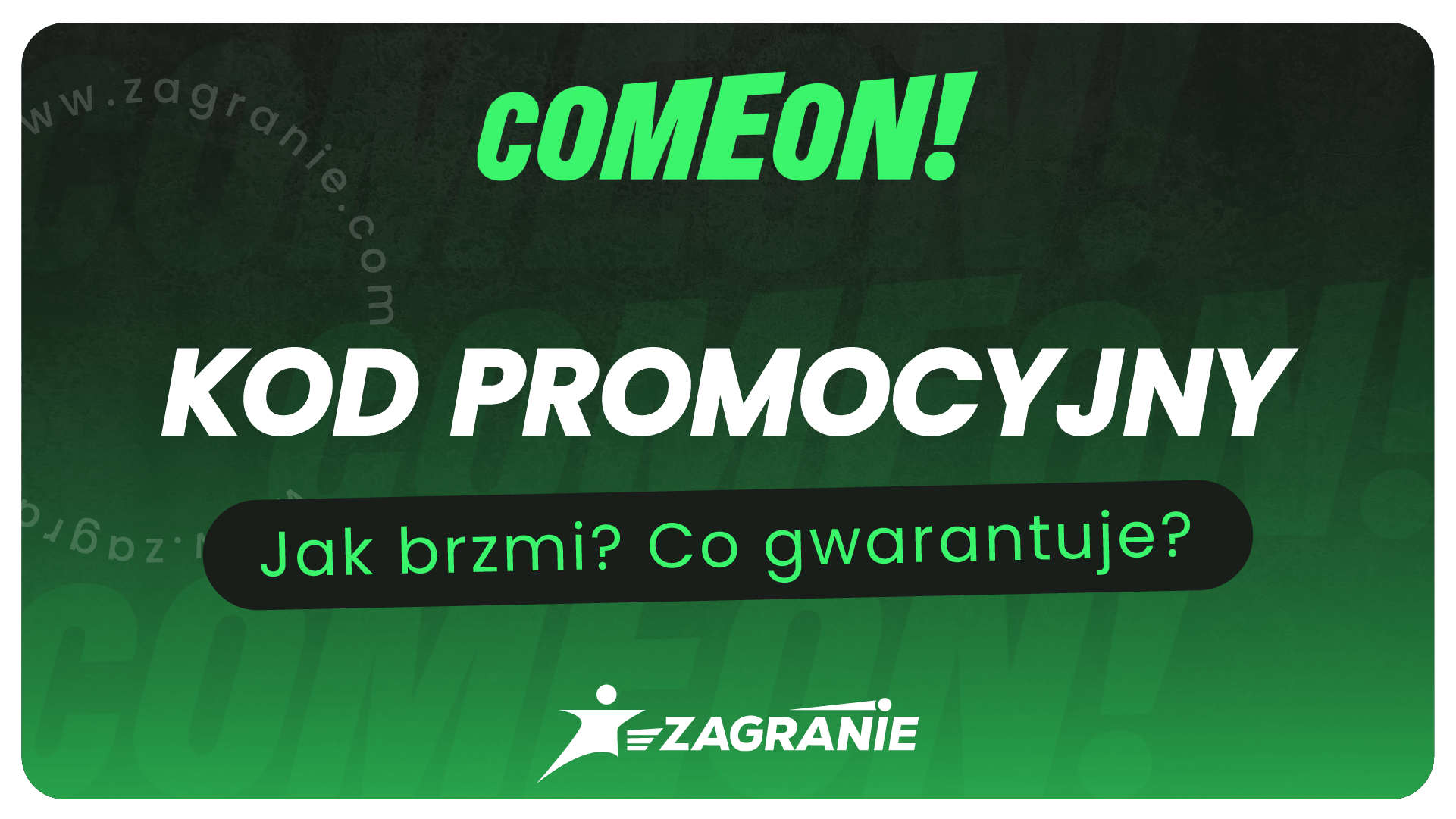 ComeOn Kod Promocyjny Bonus 400 PLN Freebet 50 PLN