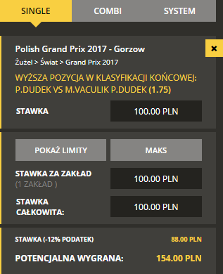 Kupon na GP Gorzowa