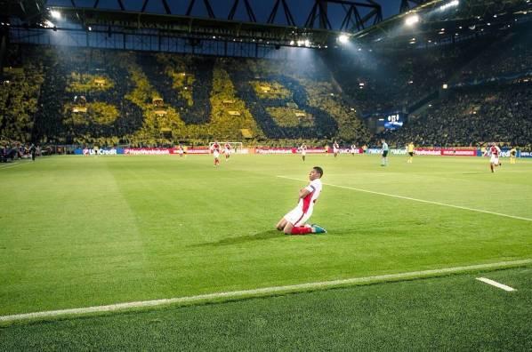 Mbappe cieszy się w Dortmundzie