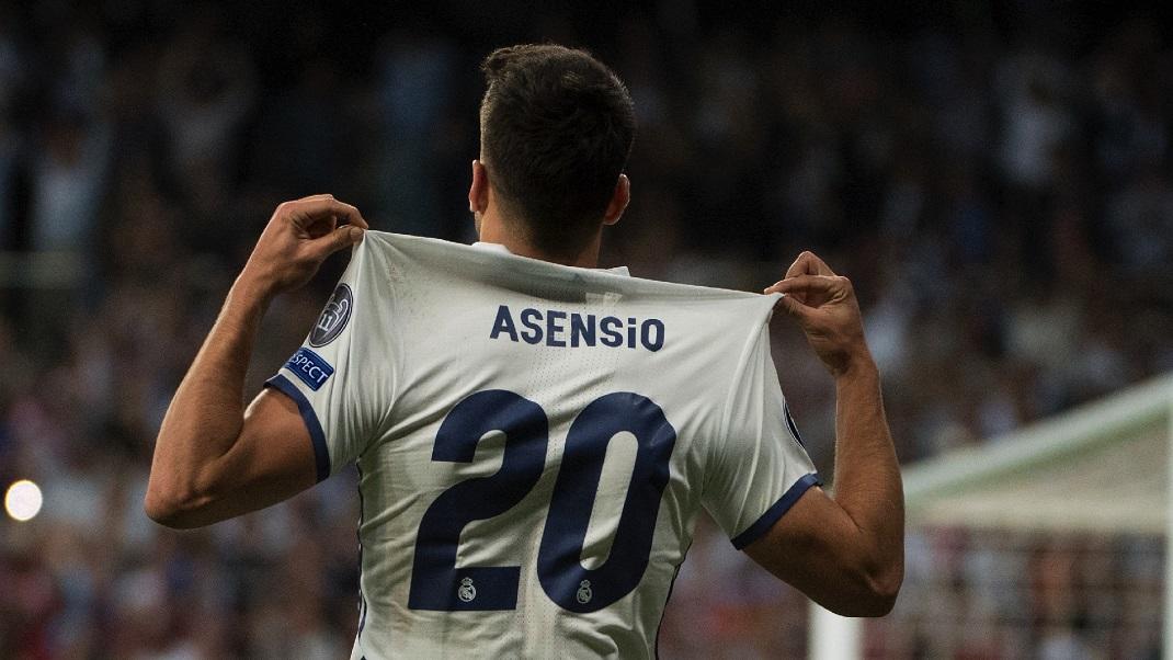 Marco Asensio po bramce