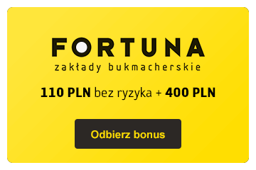 Bukmacher Fortuna - odbierz bonus powitalny