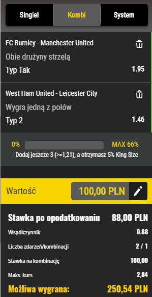 kupon od Totolotka na Premier League