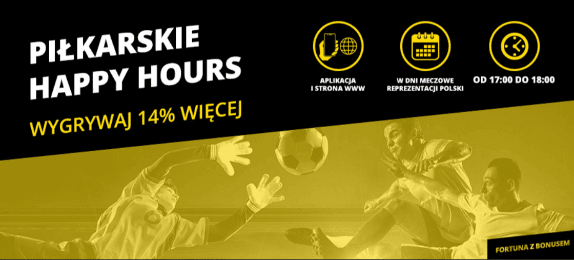 Legalni bukmacherzy z podwyższeniem wygranej przy happy hours