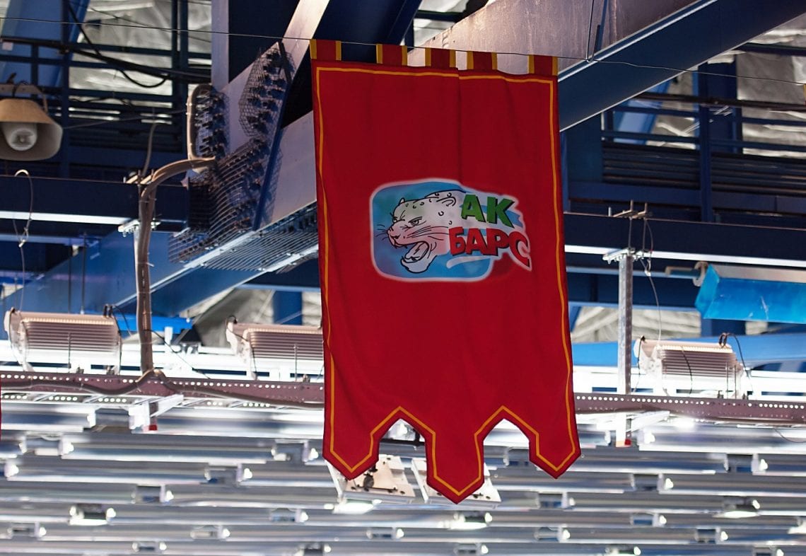 Flaga i logo Bars Kazań