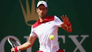 Novak Djoković w Monte Carlo