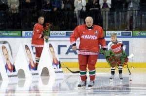 Łukaszenko hokej na Białorusi