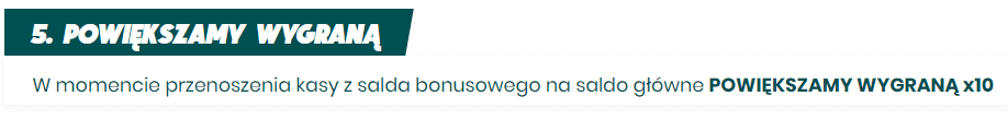 BETFAN bonus od depozytu z mnożnikiem razy 10