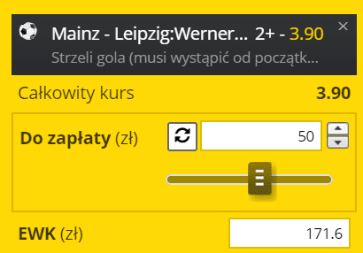 Dwa gole Timo Wernera 24.05.