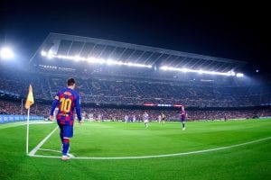 Rzut rożny Messi