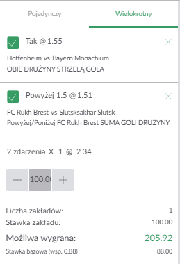 Bundesliga + Białoruś PZBUK 27.09.