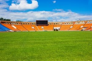 Stadion Białoruś w dzień