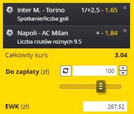 kupon double serie a 22.11.2020
