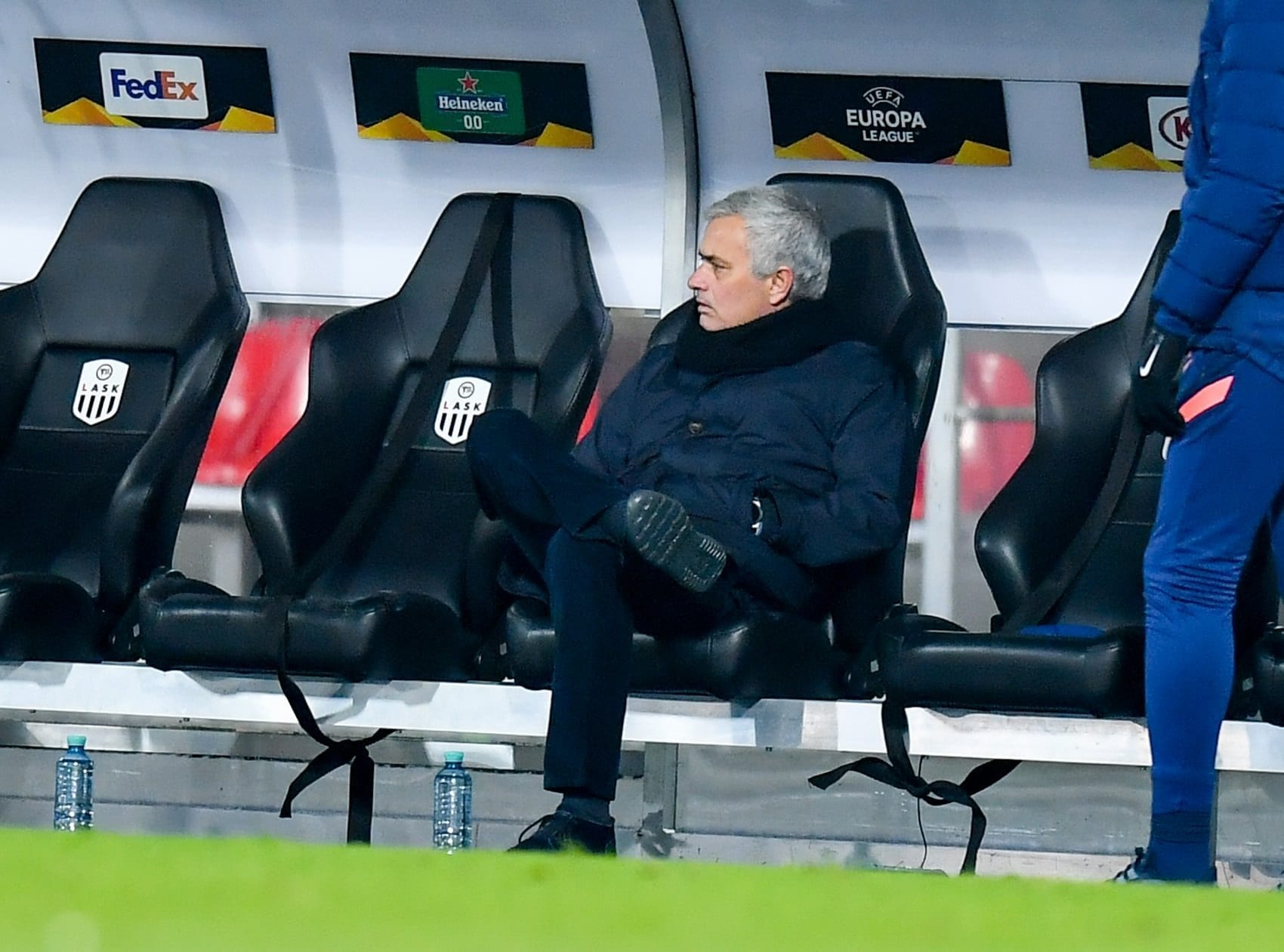 Jose Mourinho na ławce