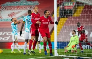 Joel Matip po bramce - Liverpool vs Wolves, 27.12