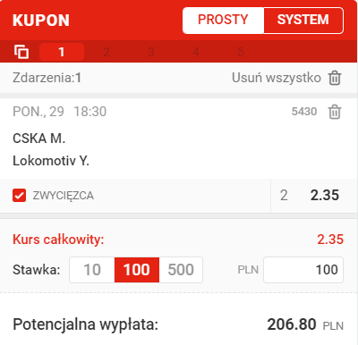 Kupon 29.03 na KHL - Patryk Nowak