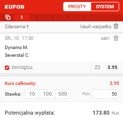 KHL singiel Superbet na 10.03.