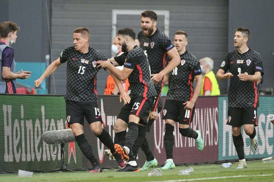 Chorwacja, radość po golu 04.09.2021