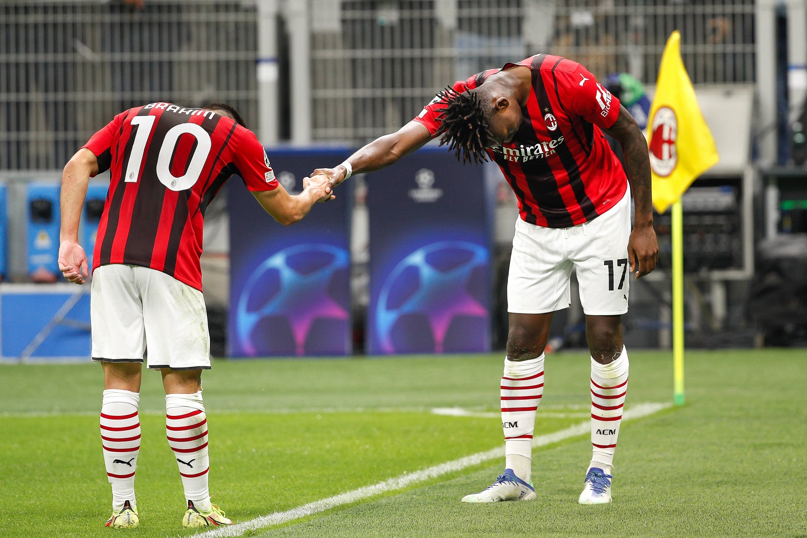 Zawodnicy AC Milan cieszynka
