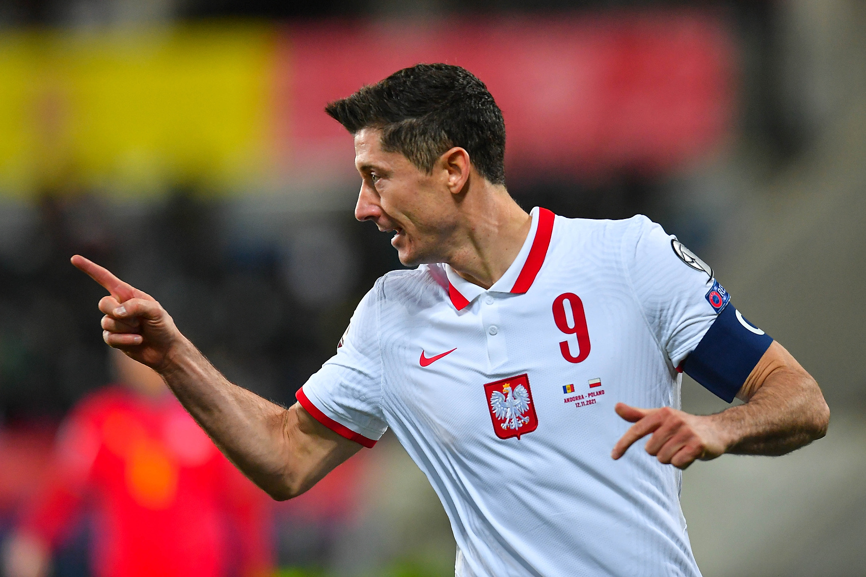 Robert Lewandowski po golu