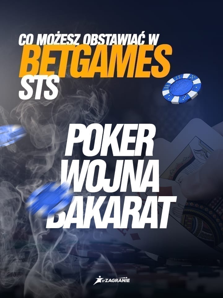 Betgames w STS - poker, wojna, bakarat.