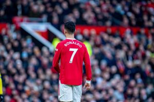 Cristiano Ronaldo podczas meczu z Crystal Palace - seo Manchester United - Norwich 10.12.