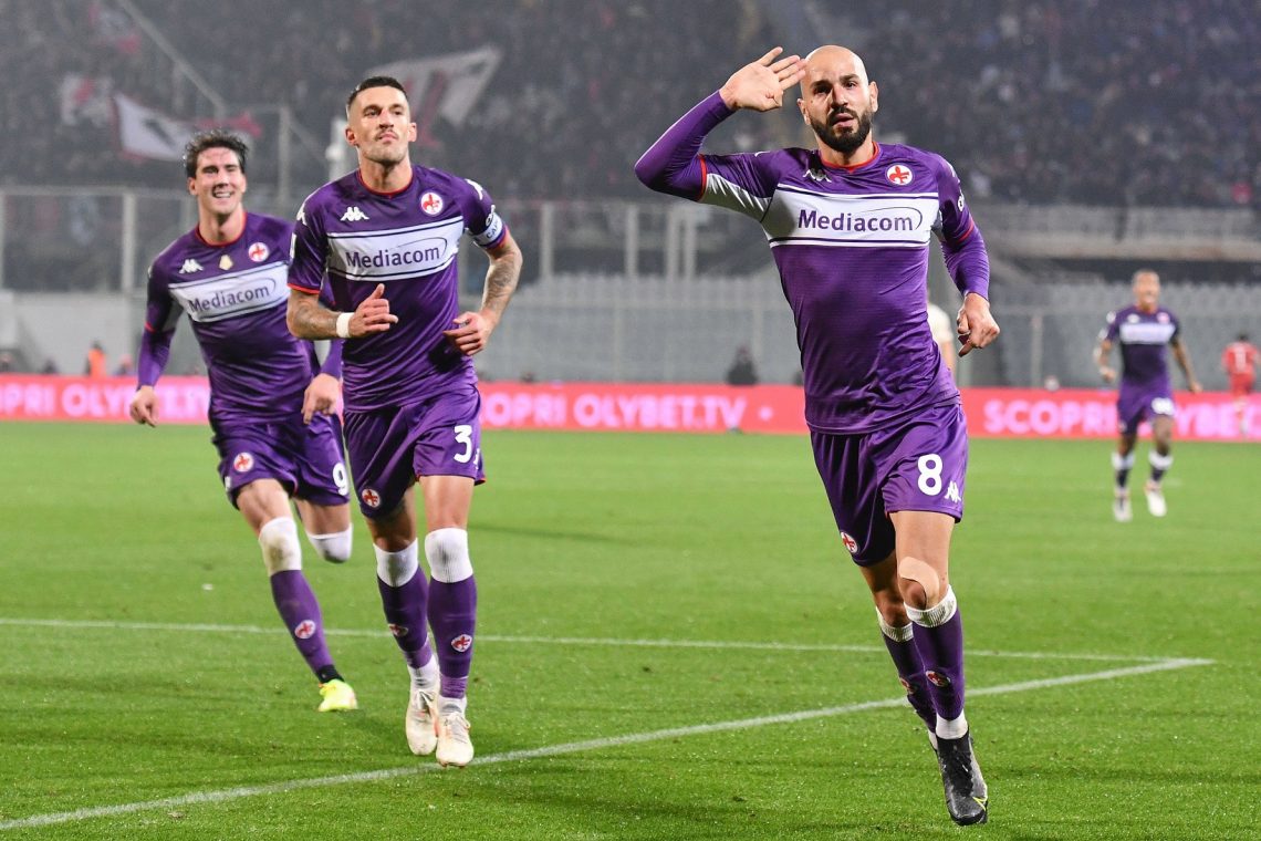 Radość zawodnicy Fiorentina