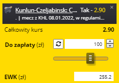Singiel KHL na 08.01. Fortuna