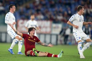 Nicolo Zaniolo i piłkarze Empoli