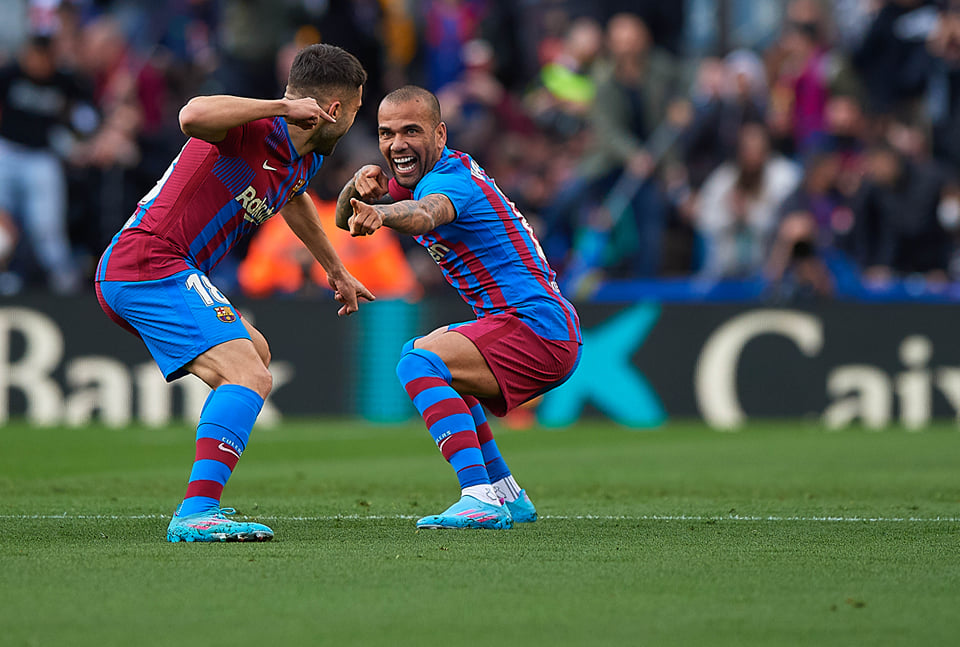 Jordi Alba i Dani Alves (FC Barcelona)