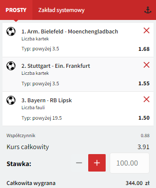 Kupon 2 Bundesliga Fuksiarz na 05.02.