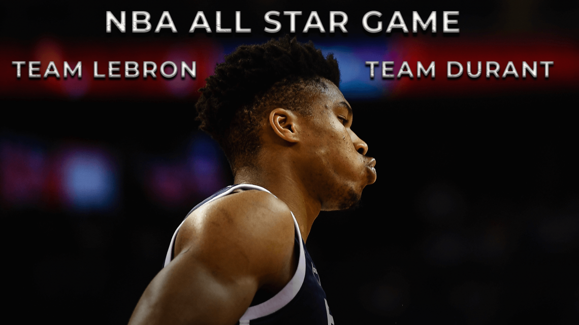 Grafika na All-Star Game; Giannis Antetokounmpo; NBA 20.02.2022