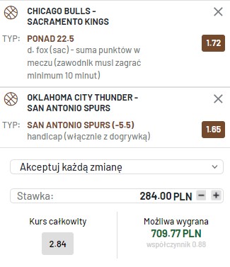 kupon nba na noc 16.02.2022