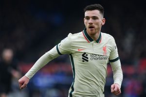 Andrew Robertson podczas meczu z Crystal Palace