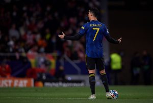 Cristiano Ronaldo podczas meczu z Atletico