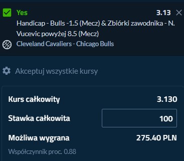 kupon nba na mecz w nocy  26.03.2022