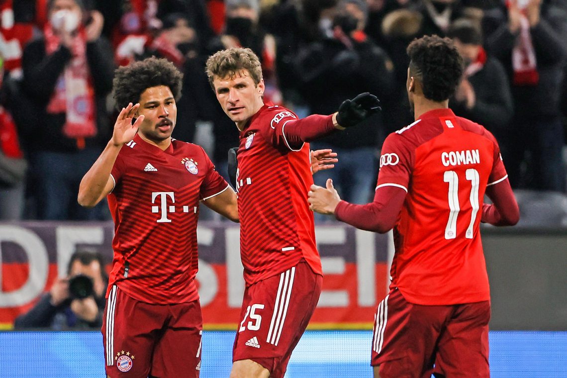 Thomas Muller, Kingsley Coman, Serge Gnabry