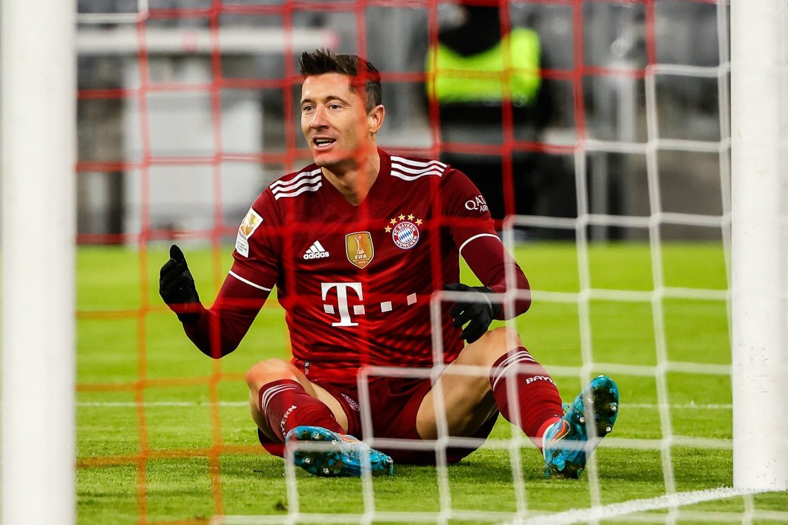 Lewandowski w meczu Bayernu