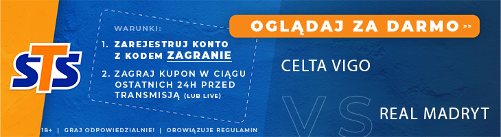 baner od sts na mecz celta real