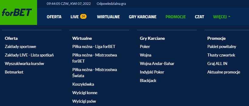 forBET zakłady bukmacherskie
