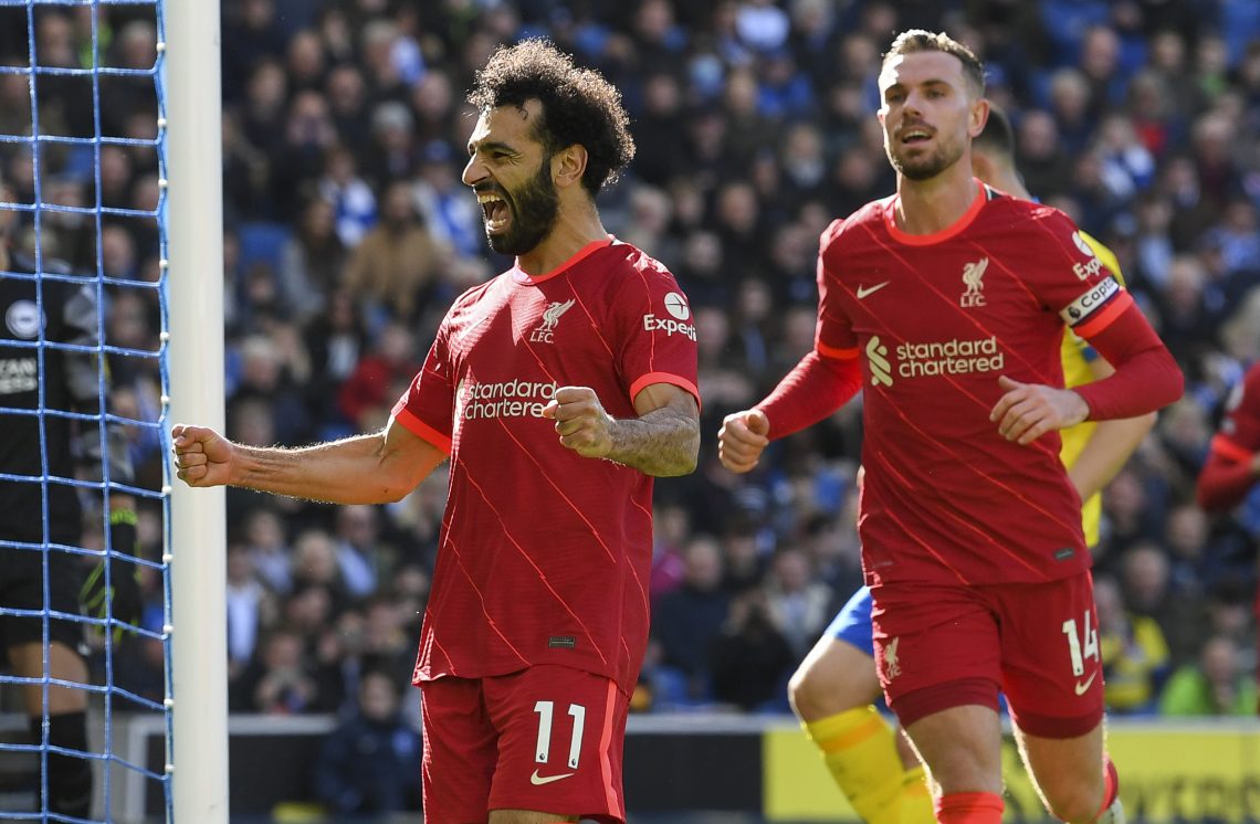 Salah i Henderson po strzelonym golu