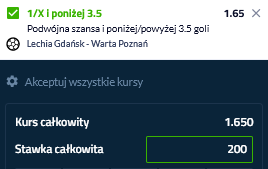 kupon soo lechia - warta poznań forbet