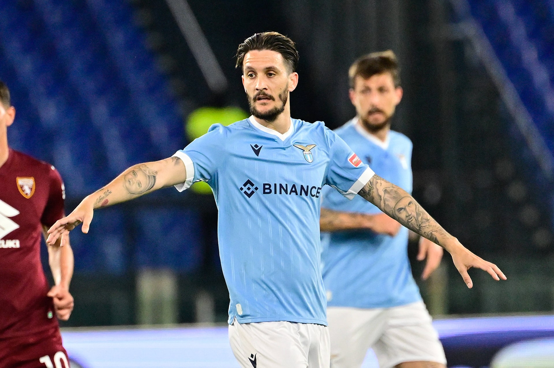 zawodnik lazio w meczu serie a