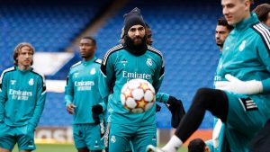 benzema na treningu realu