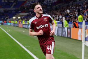 Declan Rice po awansie do 1/2 finału LE