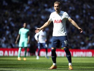 Harry Kane podczas meczu z Brightonem