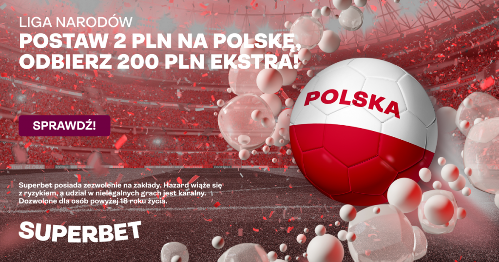 superbet promocja na mecz polska - walia
