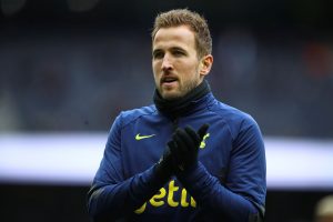 Harry Kane podczas rozgrzewki przed meczem