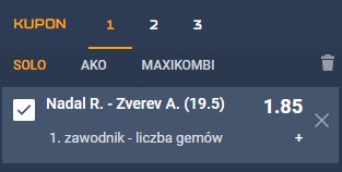 SEO Kupon STS Nadal vs Zverev 03.06.2022