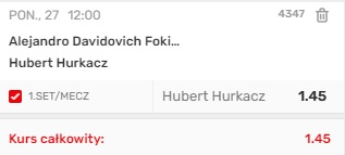 SEO Superbet Hurkacz vs Dovidovich Fokina 27.06.2022