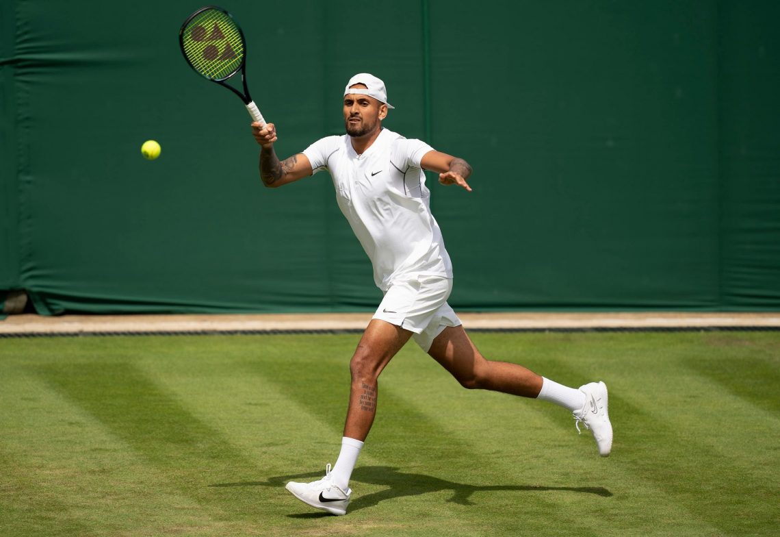 Nick Kyrgios Wimbledon 04.07.2022